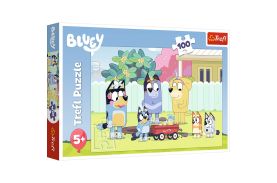 Puzzle trefl 100 bluey minunata lume a lui bluey