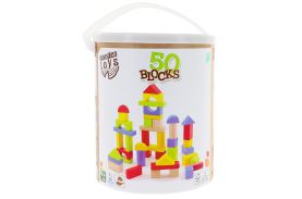 Puzzle trefl din lemn 50 blocuri