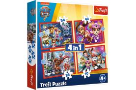 Puzzle trefl 4in1 patrula catelusilor in oras