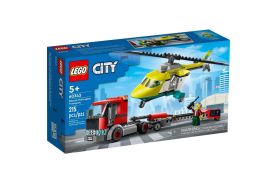 Lego city transportul elicopterului de salvare 60343