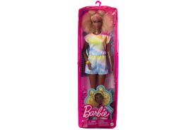 Papusa barbie fashionista cu par afro blond