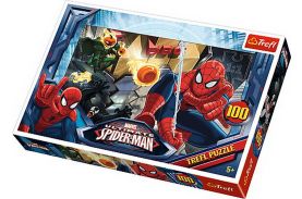 Puzzle trefl 100 iesirea spiderman