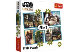 Puzzle 4in1 mandalorian si lumea lui