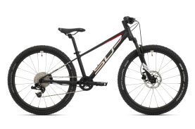 Bicicleta Superior Team 24 Matte Black/Hologram Chrome/Team Red