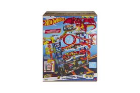 Hot wheels city super garajul