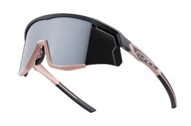 Ochelari Force Sonic, lentila argintie oglinda, negru/bronz