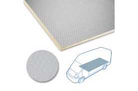 Podea Kore KoskiCrown gri argintiu de 9mm pentru FORD Transit 3750 (from 2019 onwards) with easy clean floor  L3 model 2019 -, cu tractiune fata, usi culisante pe partea dreapta