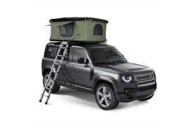 Cort auto cu prindere pe plafon, Thule, Basin, 2 persoane, Hard-Shell, Negru