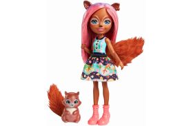 Enchantimals papusa sancha squirrel