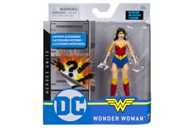 Figurina wonder woman 10cm flexibila si cu accesorii