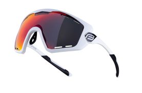 Ochelari Force Ombro Plus, lentila rosie, alb mat