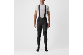 Pantaloni lungi cu bretele Castelli Sorpasso RoS Negru/Argintiu Reflex XXL