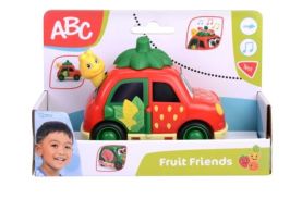 Abc fruit friends masinuta capsuna 12cm
