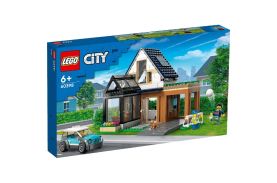 Lego city casa de familie si masina electrica 60398