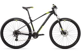 Bicicleta Rock Machine Manhattan 40-29 29 Matte Black/Grey/Radioactive Yellow 21.0 - (XL)