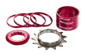 Kit single speed Reverse 13T rosu