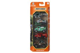 Matchbox set 5 masinute metalice mbx wildfire rescue scara 1:64