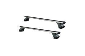 Sistem Bare transversale Green Valley ORIGINAL aluminiu pentru VOLKSWAGEN Polo (Mk IV), 3 usi Hatchback, model 1995-2001, Sistem cu prindere in puncte fixe