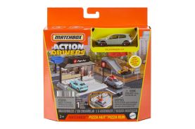 Matchbox set action drivers pizza hut