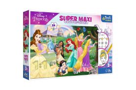 Puzzle trefl primo  24 super maxi disney printesele fricite