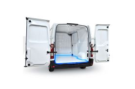 Podea din ABS pentru FORD TRANSIT FWD 2014- ,  Ampatament: 3750(L3),  dimensiuni compartiment incarcare: 3494x2125(H3), Cu usa glisanta pe partea stanga (volan pe partea dreapta)