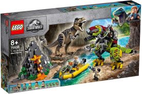 Lego jurassic world lupta t. rex contra dinomech 75938