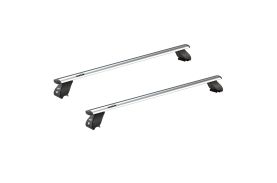 Sistem bare transversale Hakr Wing gri aluminiu pentru VOLVO XC40, 5 usi SUV, an fabricatie 2018 - prezent, Sistem cu prindere pe bare longitudinale integrate, picior HK0343