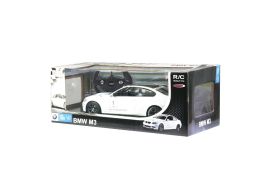 Masina cu telecomanda bmw m3 alb cu scara 1 la 14