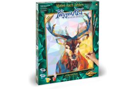 Kit pictura pe numere schipper cerb polygon art
