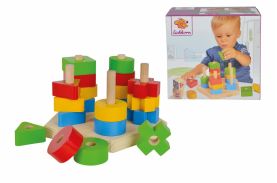 Eichhorn joc educativ cu forme geometrice din lemn 21 de piese