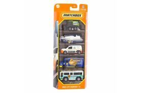 Matchbox set 5 masinute metalice mbx city drivers iv scara 1:64
