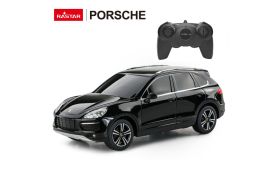 Masina cu telecomanda porsche cayenne turbo negru cu scara 1 la 24