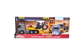 Majorette volvo  camion si incarcator frontal scara 1 la 43