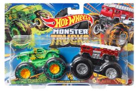 Monster truck set 2 masini scara 1 la 64 gunkster si 5 alarm