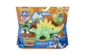 Patrula catelusilor set figurina catelus rocky si dinozaur stegosaurus