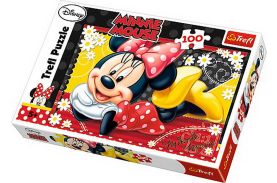 Puzzle trefl 100 minnie fericita