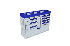 Sistem mobilier modular Provan VCPL-125-021-1 pentru FORD Courier 2014, ampatament L1 (2489 mm), inaltime H1 (1770 mm)