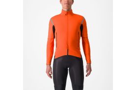 Jacheta cu maneci detasabile Castelli Perfetto RoS 2 Convertible Portocaliu XS