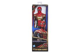 Spiderman figurina spiderman costum rosu negru si auriu 30cm