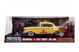 Yellow taxi chevy 1957 dead pool scara 1 la 24