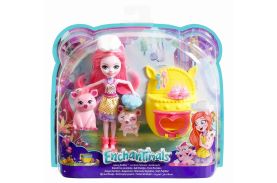 Enchantimals set tematic cu prietenii in bucatarie