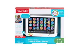 Tableta educativa cu 3 niveluri de dezvoltare limba romana fisher price
