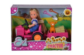 Papusa evi love cu tractor