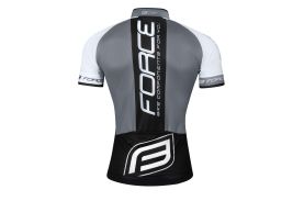 Tricou Force Team18 maneci scurte negru/alb XL