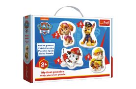 Puzzle baby clasic skye marshall chase si rubble 18 piese