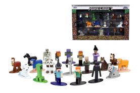 Set 20 figurine metalice minecraft 4 cm