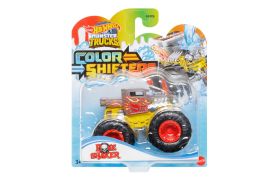 Hot wheels monster truck camion bone shaker cu culori schimbatoare scara 1:64