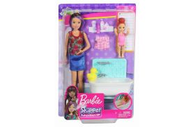 Papusa barbie mamica satena cu bebelus