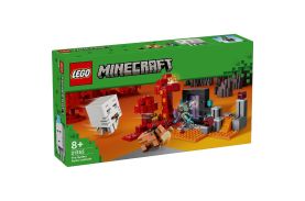 Lego minecraft ambuscada in portalul nether 21255