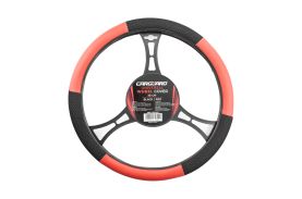 Husă volan auto - negru / roșu - CARGUARD
